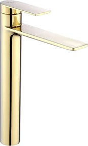 Rea Storm, vysoká umývadlová batéria h-295, zlatá lesklá, REA-B9983