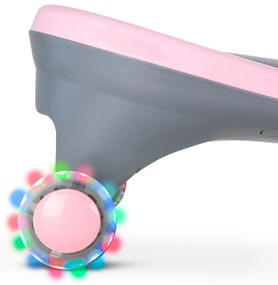 Kidwell ROLLO ružové balančné odrážadlo s LED kolieskami, od 3 rokov