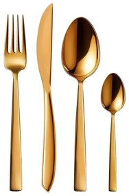 Antikoro príbor 24 ks v zlatej farbe Gold – Orion