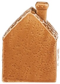 Keramický perníkový domček LED, hnedá