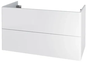 Mereo, Mereo Siena, kúpeľňová skrinka 100 cm, biela lesk, MER-CN412S
