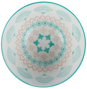 ORNAMENTS Miska 240 ml - ružová/zelená
