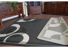 Kusový koberec Pogo čierny 80x150cm
