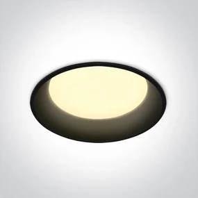 Moderné svietidlo ONE LIGHT BLACK LED 22W 3000K 10122D/B/W