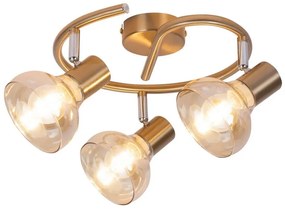 Rabalux HOLLY stropné bodové svietidlo max. 3x40W | E14 | IP20 - antická zlatá