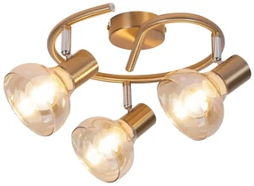 Rabalux HOLLY stropné bodové svietidlo max. 3x40W | E14 | IP20 - antická zlatá