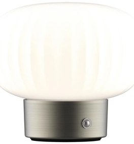 LED Stmievateľná dotyková stolná lampa LATTE LED/1,8W/5V USB 2000 mAh chróm/biela