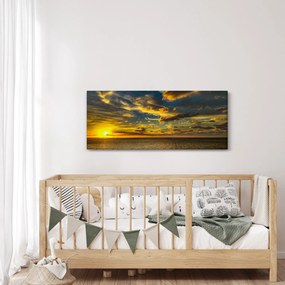 Západ slnka na mori (120x50 cm)