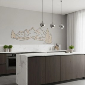 Drevený obraz na stenu - Les a hory | REHORA: HDF - Javor 55 x 20 cm 4658-109477 HDF0414-akcia20