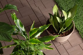 Multy Home Gumová dlaždica STONE MOSAIC 30 x 30 cm, hnedý dub