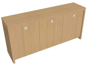 Nízka skriňa Verno 188 x 46 x 90 cm, dub svetlý