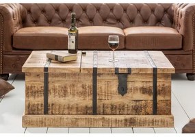 Konferenčný stôl 39814 100x60cm Winebar Drevo Mango - Komfort-nábytok