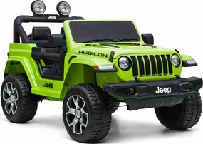 LEAN CARS Jeep Rubicon 4x4 batéria auto zelená