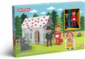 Červená čiapočka kreatívna sada s rozprávkou