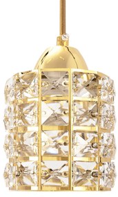 Toolight Toolight, Stropné svietidlo Crystal Gold APP726-3CRP, zlatá, OSW-08746
