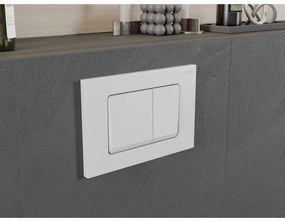 Mexen Fenix XS, splachovacie tlačidlo pre Mexen modul FENIX XS, biela matná, 601020