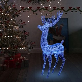 XXL Akrylový vianočný sob 250 LED 180 cm modrý 329787