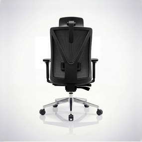 Ergonomická kancelárska stolička tmavosivá VECTOR