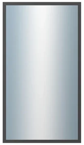 DANTIK - Zrkadlo v rámu, rozmer s rámom 50x90 cm z lišty KASSETTE šedá (3078)