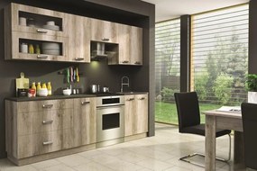 Kuchynská linka Country, country grey/deska  180 cm