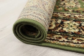 Weltom, Behúň na mieru Samira New 12003-023 green, šíre 80 cm, zelená, chodba / predsieň