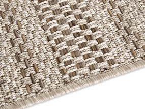 ELLE Decoration, Kusový koberec Brave 103612 Natural Brown z kolekcie Elle – na von aj na doma, 80x150, béžová, chodba / predsieň