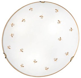 Kolarz 731.12.4.160- Nástenné svietidlo NONNA 2xE27/60W/230V priemer 40 cm, kvetinový, ružové zlato