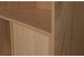 Modulárna knižnica v dekore duba v prírodnej farbe 77x199 cm Modulair – vtwonen