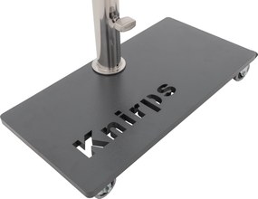 KNIRPS 25 kg - pojazdný oceľový stojan pre slnečník s kolieskami