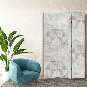 Gario Paraván Geometria a pastely Rozmery: 180 x 170 cm, Prevedenie: Korkový paraván