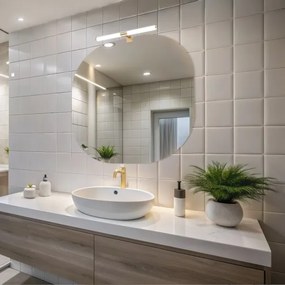 LED osvetlenie zrkadla do kúpeľne APA LED/6W/230V 40 cm IP44 zlaté