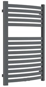 Invena Invena, kúpeľňový rebríkový radiátor 540x800 mm 404W, grafitová, UG-02-080