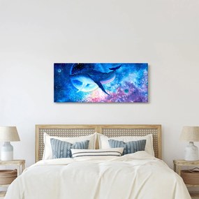 Obraz - Vesmírna veľryba (120x50 cm)