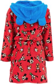 Detský coral fleece župan s kapucňou Disney, EU 98 Červená
