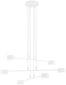 Luster na lanku MODUS 6xGX53/10W/230V biela
