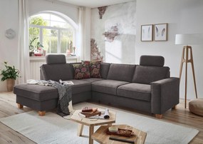 XXXLutz ROHOVÁ SEDAČKA, textil, tmavosivá Sit & More - Sedačky - 000144005806
