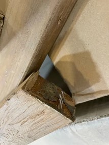 Dizajnová lavica Brenda 90 cm teak - II. Trieda