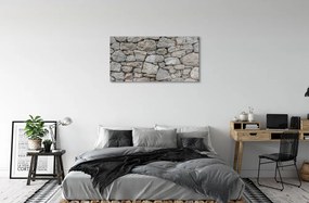 Obraz na skle Kamenná múr wall 100x50 cm