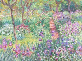 Obrazová reprodukcia The Garden in Giverny - Claude Monet, (40 x 30 cm)