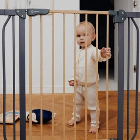 Lionelo - Bezpečnostná zábrana TRUUS SLIM čierna/béžová