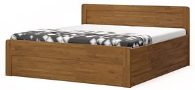 BMB MARIKA FAMILY - masívna dubová posteľ s úložným priestorom 120 x 200 cm, dub masív