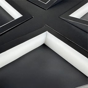 LED Stmievateľné stropné svietidlo LED/115W/230V 3000-6500K čierna + DO