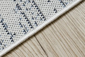 Koberec COLOR 47272/396 SISAL Diamant Štvorce biely