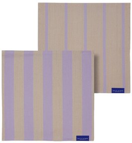 Textilné obrúsky v súprave 2 ks Stripes – Mette Ditmer Denmark