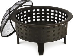 Blumfeldt Boston, ohnisko, misa na oheň, Ø 60 cm, oceľ, čiernené