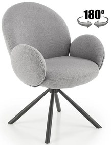 Stolička K498 sivá