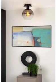 Lucide 74114/01/30 - Stropné svietidlo MARIUS 1xE27/40W/230V čierna