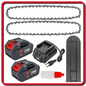 Sammer Veľká akumulátorová reťazová píla RTPAK0124 | 21V | 12" | 2× 4000 mAh RTPAK0124