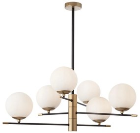 Redo 01-2950 - Luster na tyči ESSENTIAL 6xE14/28W/230V