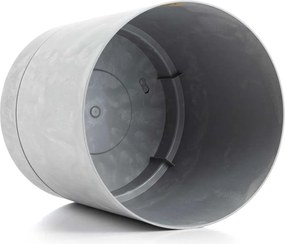 Květináč s podmiskou AZALEA 35 cm šedý beton